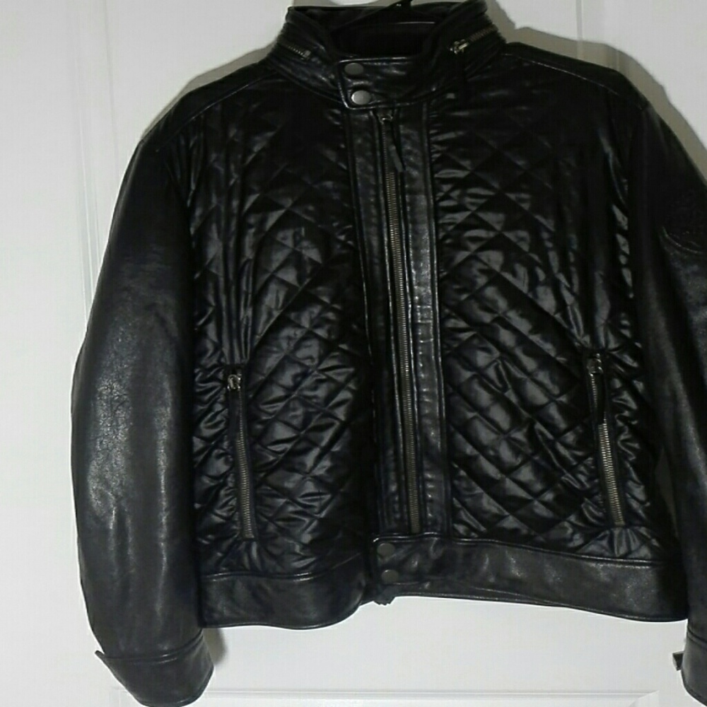 Italian Leather Jacket  original Iceberg
